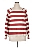 Skies Are Blue Stripes Red Pullover Sweater Size XL - photo 1