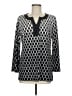 JM Collection Black Long Sleeve Blouse Size M - photo 1