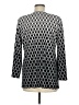 JM Collection Black Long Sleeve Blouse Size M - photo 2