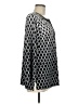 JM Collection Black Long Sleeve Blouse Size M - photo 4