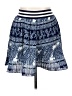 rue21 100% Polyester Paisley Blue Casual Skirt Size XL - photo 1
