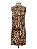 Calvin Klein Animal Print Brown Tan Casual Dress Size S (estimated) - photo 2