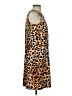 Calvin Klein Animal Print Brown Tan Casual Dress Size S (estimated) - photo 4
