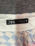 Zara Houndstooth Blue Casual Pants Size XS - photo 7