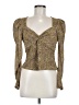 ASTR The Label 100% Polyester Brown Long Sleeve Blouse Size M - photo 1