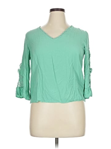 Rusttydustty 3/4 Sleeve Top (view 1)