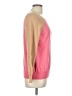 Joe Fresh Color Block Pink Pullover Sweater Size L - photo 4