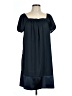 Daisy Fuentes Solid Blue Casual Dress Size L - photo 1