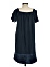 Daisy Fuentes Solid Blue Casual Dress Size L - photo 2