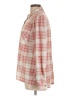 Marissa Olivia Plaid Pink Long Sleeve Blouse Size L - photo 5