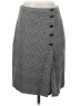Banana Republic Houndstooth Gray Casual Skirt Size 4 - photo 1