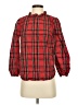 J.Crew 100% Cotton Plaid Red Long Sleeve Blouse Size XS - photo 1