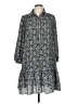 Max Studio 100% Polyester Paisley Gray Casual Dress Size M - photo 1