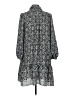 Max Studio 100% Polyester Paisley Gray Casual Dress Size M - photo 2