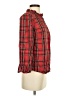 J.Crew 100% Cotton Plaid Red Long Sleeve Blouse Size XS - photo 4