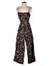 Shein 100% Polyester Paisley Black Jumpsuit Size 2 - photo 1