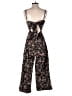 Shein 100% Polyester Paisley Black Jumpsuit Size 2 - photo 2