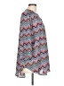 C established 1946 Chevron-herringbone Blue Red 3/4 Sleeve Blouse Size L (estimated) - photo 4