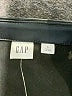 Gap 100% Polyester Solid Black Faux Leather Skirt Size L - photo 4
