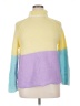 Unbranded Color Block Yellow Turtleneck Sweater Size XL - photo 1
