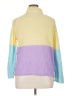 Unbranded Color Block Yellow Turtleneck Sweater Size XL - photo 2