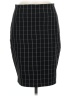Express Plaid Black Formal Skirt Size 6 - photo 1