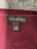 Talbots Print Burgundy Pullover Sweater Size S - photo 7