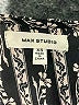 Max Studio 100% Polyester Black Casual Dress Size XS - photo 6