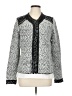Chico's Argyle Silver Jacket Size Lg (2) - photo 1