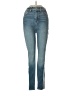 7 For All Mankind Stripes Blue Jeans Size 24 waist - photo 1