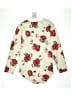 Lularoe Floral Ivory Pink Long Sleeve Blouse Size 3X - photo 2