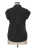 Jachs Girlfriend 100% Rayon Polka Dots Black Short Sleeve Blouse Size M (estimated) - photo 2