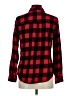Christopher & Banks Plaid Red Long Sleeve Button-Down Shirt Size M - photo 2