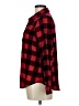 Christopher & Banks Plaid Red Long Sleeve Button-Down Shirt Size M - photo 5