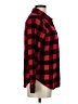 Christopher & Banks Plaid Red Long Sleeve Button-Down Shirt Size M - photo 4