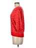 Lux Chevron-herringbone Red Pullover Sweater Size M - photo 5