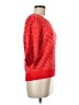 Lux Chevron-herringbone Red Pullover Sweater Size M - photo 4