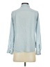 Ann Taylor LOFT 100% Polyester Blue Long Sleeve Blouse Size XS - photo 2