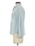 Ann Taylor LOFT 100% Polyester Blue Long Sleeve Blouse Size XS - photo 5