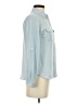 Ann Taylor LOFT 100% Polyester Blue Long Sleeve Blouse Size XS - photo 4