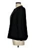 J.Crew 100% Polyester Black Long Sleeve Blouse Size M - photo 5