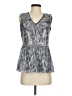 Kobi Halperin Gray Sleeveless Silk Top Size S - photo 1