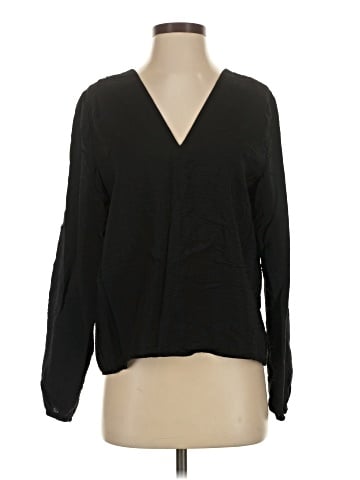 Self Contrast Long Sleeve T-Shirt (view 1)