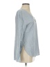 Treasure & Bond 100% Rayon Blue Long Sleeve Blouse Size S - photo 4