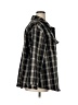 Hayden 100% Polyester Plaid Black Coat Size 1X - photo 4