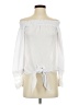 XOXO 100% Polyester White Long Sleeve Blouse Size XS - photo 1