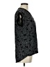 Diana Belle Black Short Sleeve Blouse Size M - photo 4