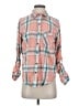 Magellan's Plaid Pink Long Sleeve Button-Down Shirt Size S - photo 1
