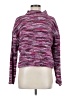 Assorted Brands 100% Polyester Tweed Purple Turtleneck Sweater Size M - photo 1