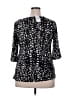 Buckhead Betties Black 3/4 Sleeve Blouse Size XXL - photo 2